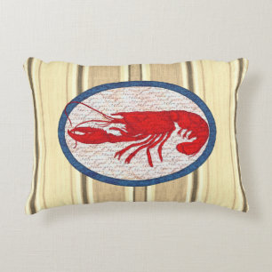 Big Spiny Rock Lobster Decorative Pillow