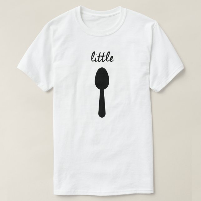 BIG SPOON LITTLE SPOON T-Shirt (Design Front)