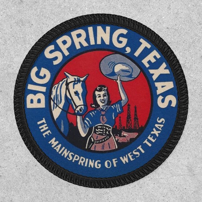 Big Springs, Texas  Patch (Front)