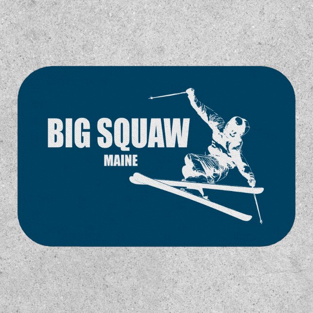 Big Squaw Maine Skier Patch (Front)