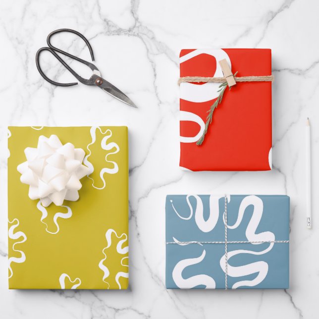 BIG SQUIGGLES PARTY Wrapping Paper (Front)