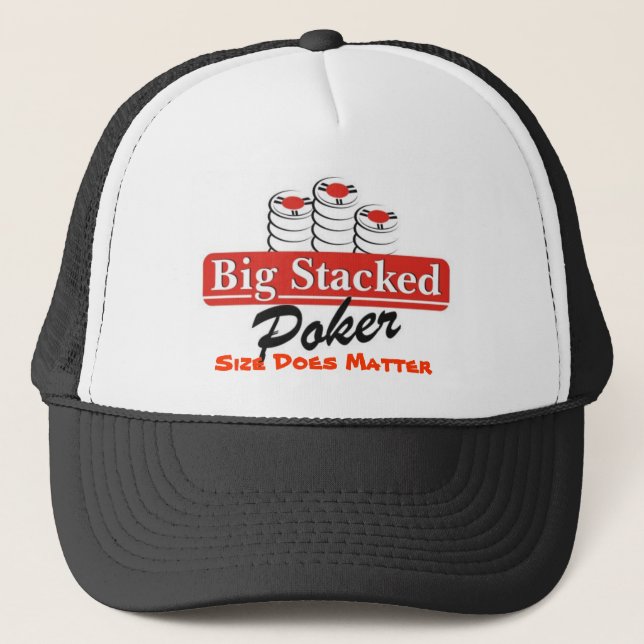 Big Stacked Poker Hat (Front)