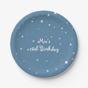 Big Star Celestial Sky Birthday Party Plates