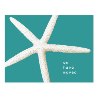 Big Starfish Moving Coast Custom Postcard