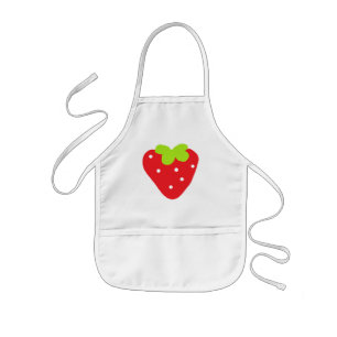 Big Strawberry Kids' Apron