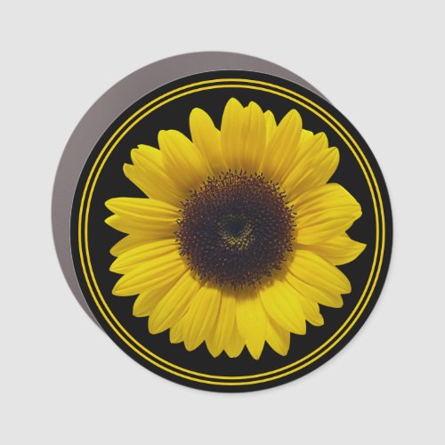 Big Sunflower Car Magnet