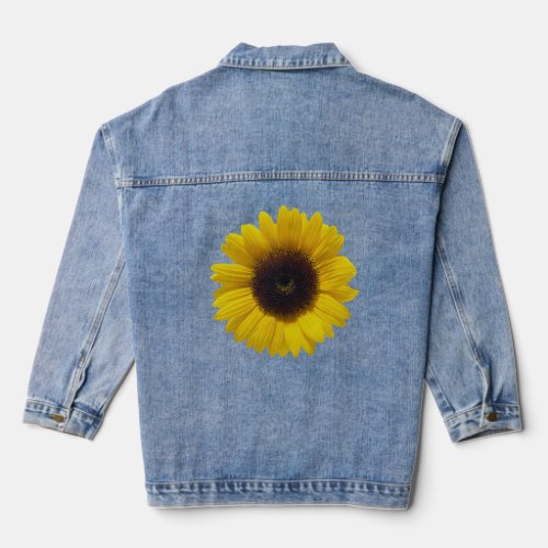 Big Sunflower Denim Jacket