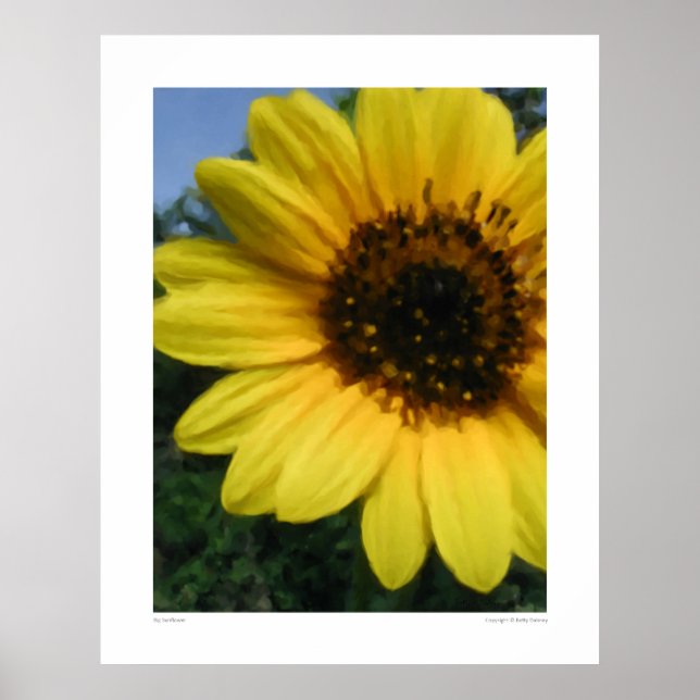 Big Sunflower - HUGE 28.5" x 36" Poster (Front)
