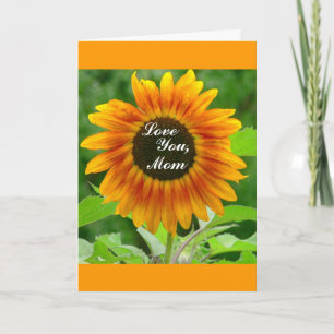 BIG SUNFLOWER / LOVE YOU, MOM CARD