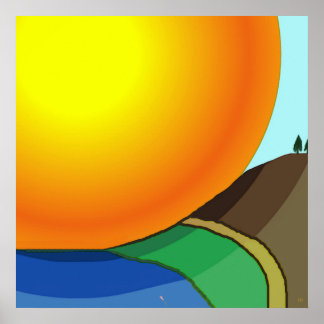 Big Sunrise Poster
