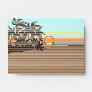 Big Sunset Hawaiian Stationary Envelopes