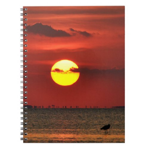 Big Sunset on Water Padre Journal Notebook