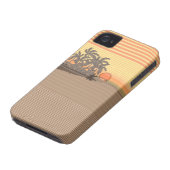 Big Sunset Stripe Hawaiian iPhone 4 Cases (Bottom)