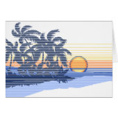 Big Sunset Stripe Hawaiian Surfers (Front Horizontal)