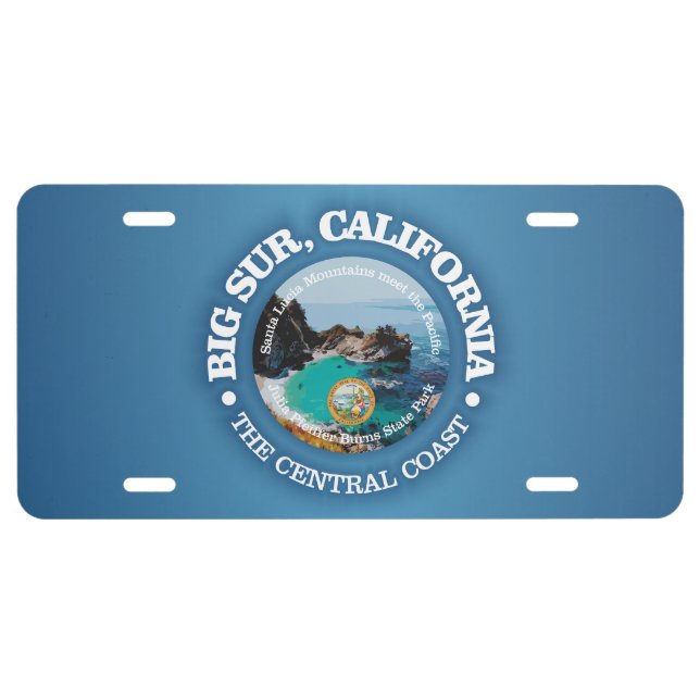 Big Sur (C) License Plate (Front)
