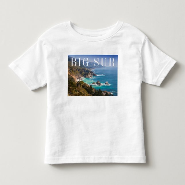 Big Sur California Coast Toddler T-shirt (Front)