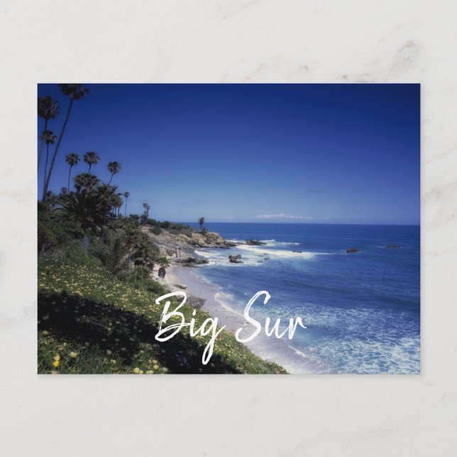 Big Sur California Coastline Postcard (Front)