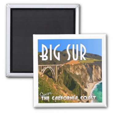 Big Sur California Pacific Coast Highway Magnet