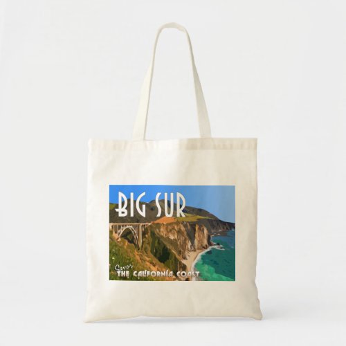 Big Sur California Pacific Coast Highway Tote Bag