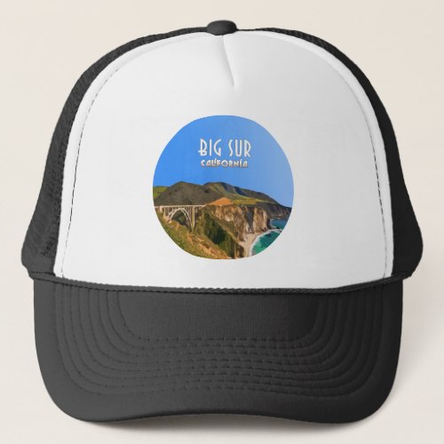 Big Sur California Pacific Coast Highway Trucker Hat