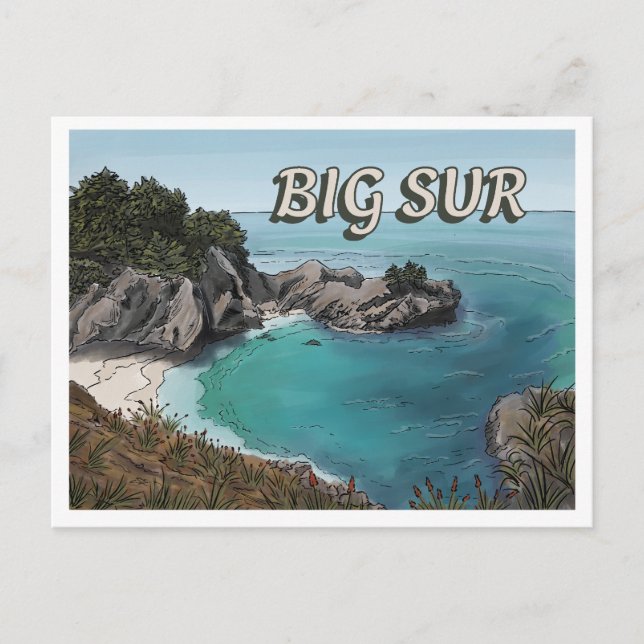 Big Sur California Postcard (Front)