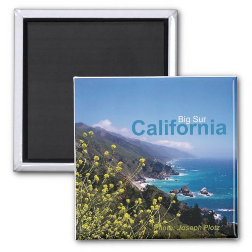 Big Sur California Travel Souvenir Fridge Magnet