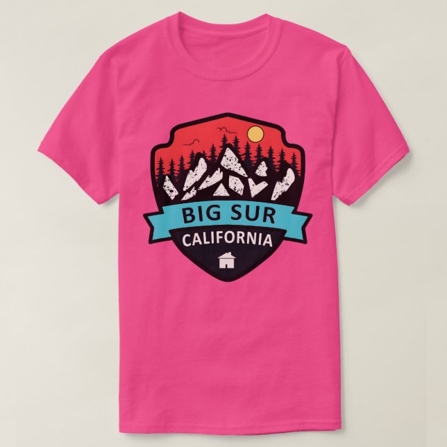 Big Sur California TShirt (Design Front)
