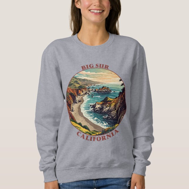 Big Sur California USA Sweatshirt (Front)