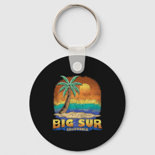 Big Sur California Vintage Distressed Souvenir  Keychain