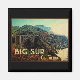 Big Sur California Vintage Magnet