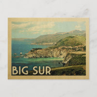 Big Sur California Vintage Travel
