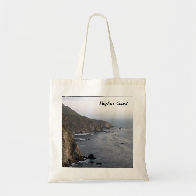 Big Sur Coast Budget Tote Bag (Front)