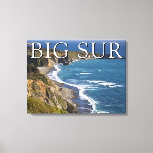 Big Sur Coastline  California Canvas Print