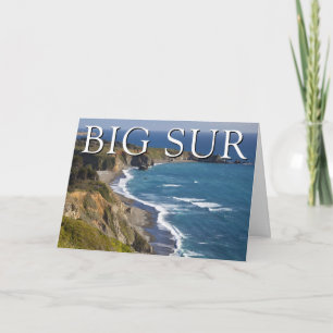 Big Sur Coastline   California   Happy Birthday Card