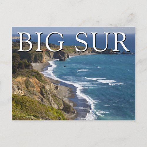 Big Sur Coastline  California Postcard