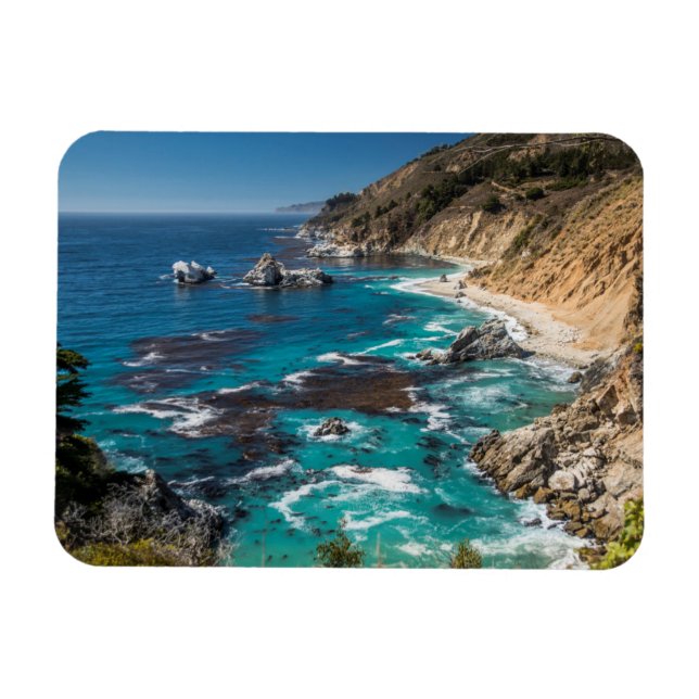 Big Sur Coastline,West Coast,Pacific Coast Magnet (Horizontal)