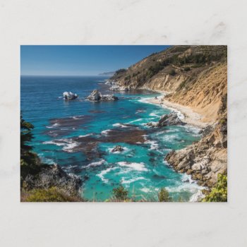 Big Sur Coastline West Coast Pacific Coast Postcard by tothebeach at Zazzle