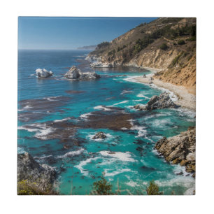 Big Sur Coastline,West Coast,Pacific Coast Tile