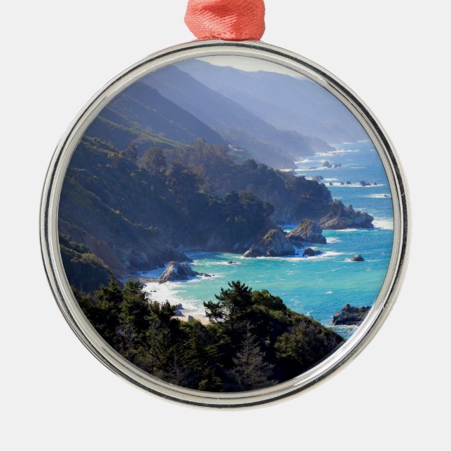Big Sur Metal Ornament (Front)