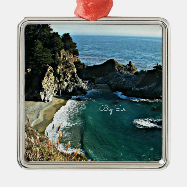 Big Sur Metal Ornament (Front)
