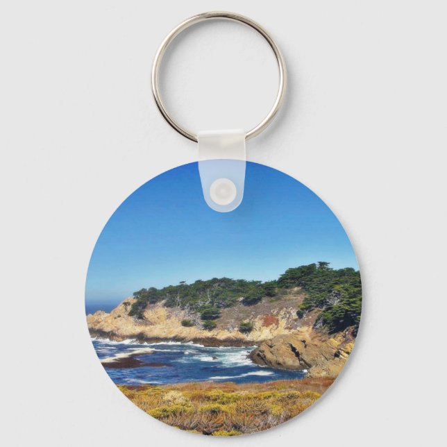 Big Sur Ocean Coastlines 4 Keychain (Front)
