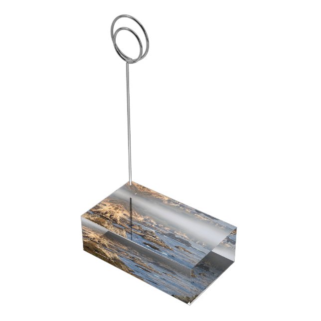 Big Sur Rocky Coast - Table Card Holder (Corner)