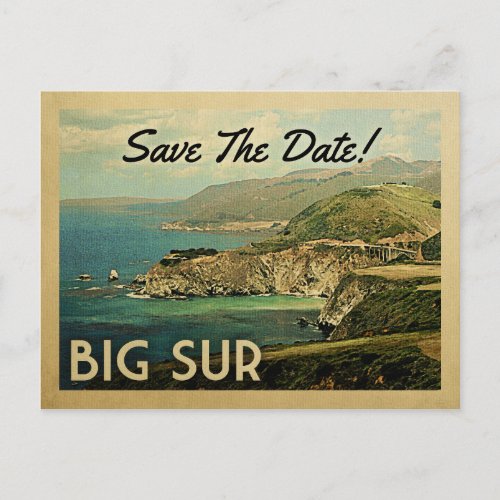 Big Sur Wedding Invitation Suite – Vintage Travel