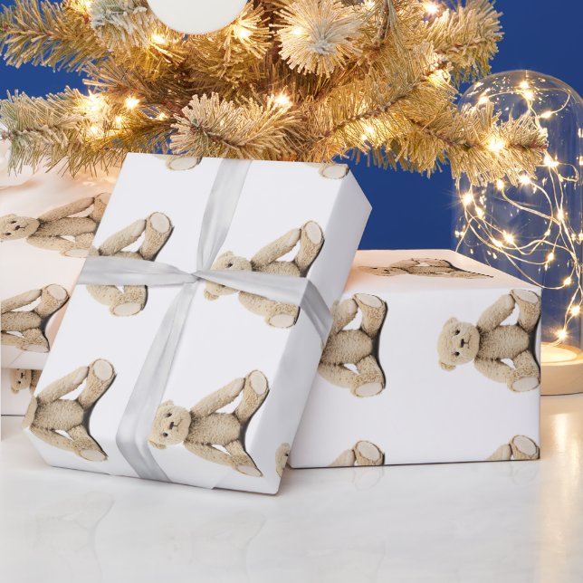 Big Teddy Bear Wrapping Paper (Holidays)