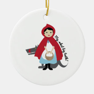 Big Teeth Ceramic Ornament