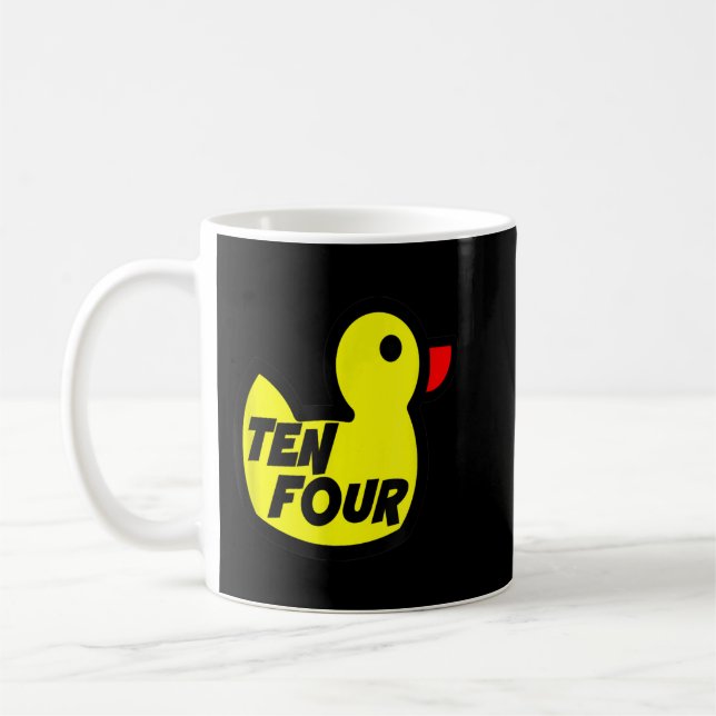 Big Ten Four Rubber Duck Convoy Trucker Coffee Mug (Left)