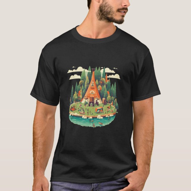 big Tent for outdoor Adventures in Summertime T-Shirt (Front)