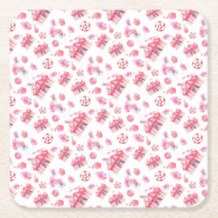 Big Tent Sweets Square Paper Coaster