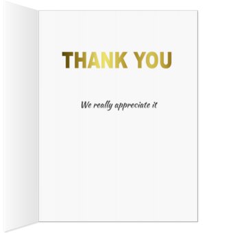 Big Thank You Appreciation Blue Typography Card | Zazzle