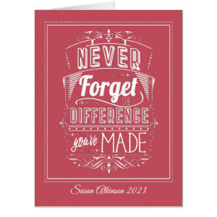 Big Thank You Appreciation Retirement Card